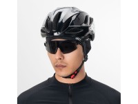 Bon� de ciclismo revers�vel de inverno Rockbros M015, tamanhos 54-61 cm - Preto