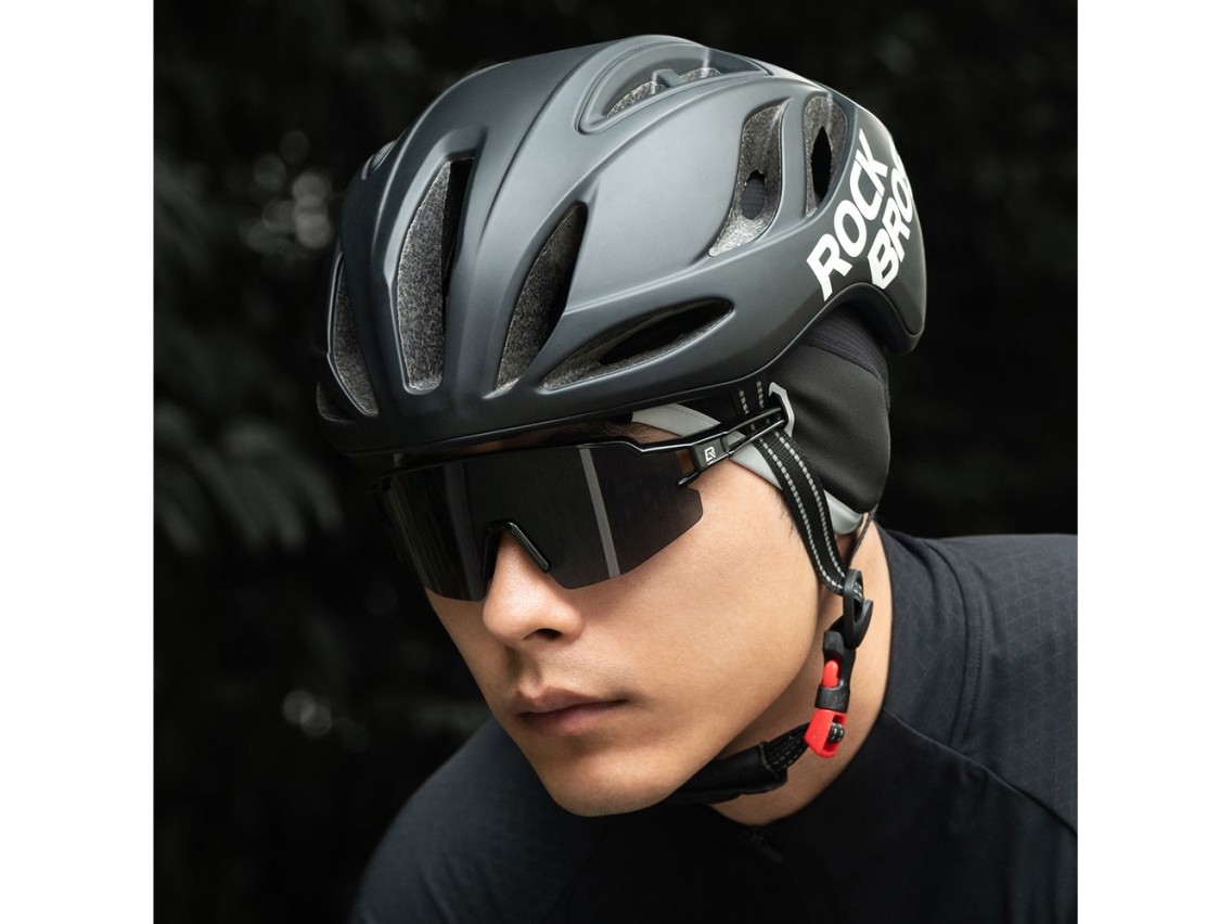 Rockbros M016 Winter Windproof Cycling Cap Size 54-61 cm - Black