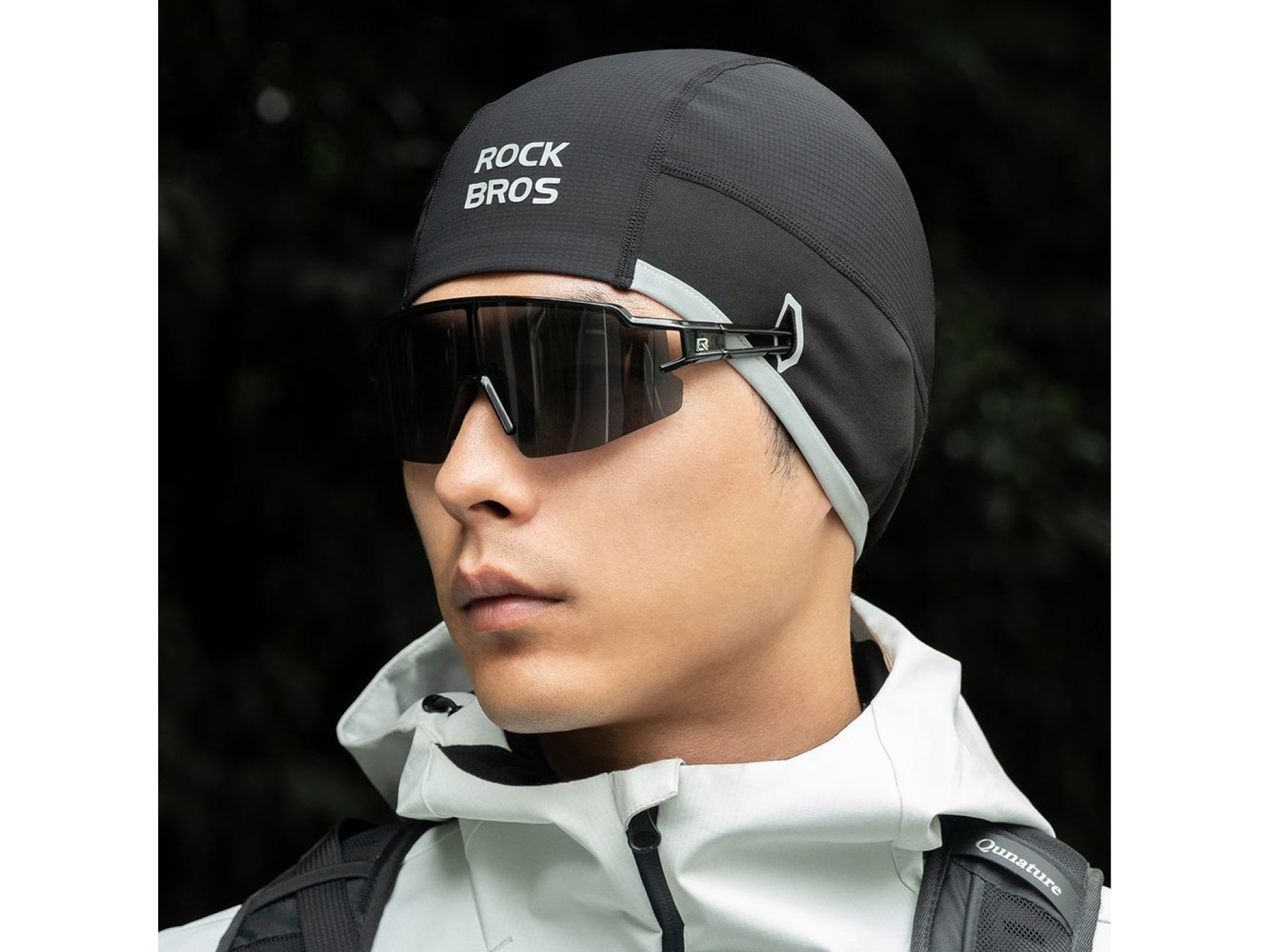 Rockbros M016 Winter Windproof Cycling Cap Size 54-61 cm - Black