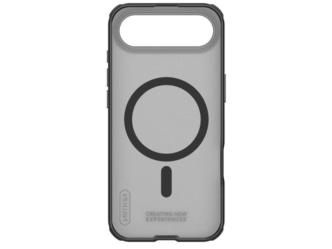 Capa Nillkin Super Frosted Shield Pro compatível com MagSafe para iPhone 17 Air - Preta transparente
