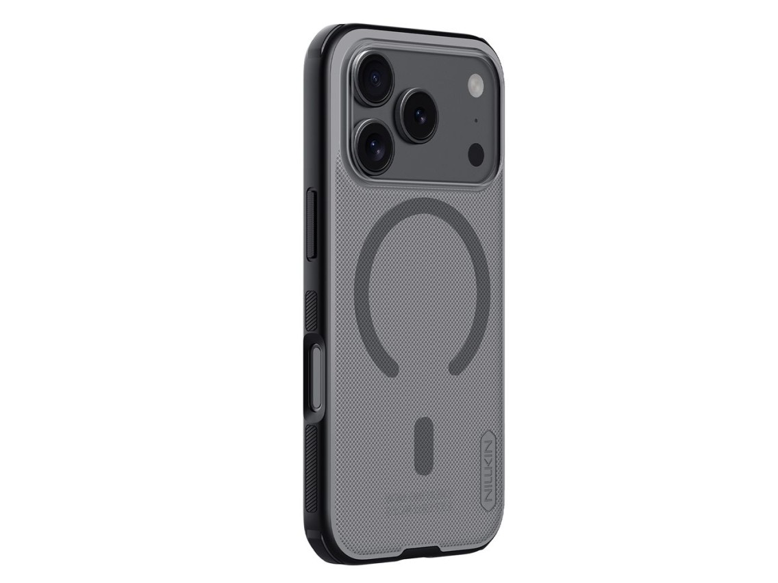 Nillkin Super Frosted Shield Pro MagSafe Compatible Case for iPhone 17 Pro - Transparent Black