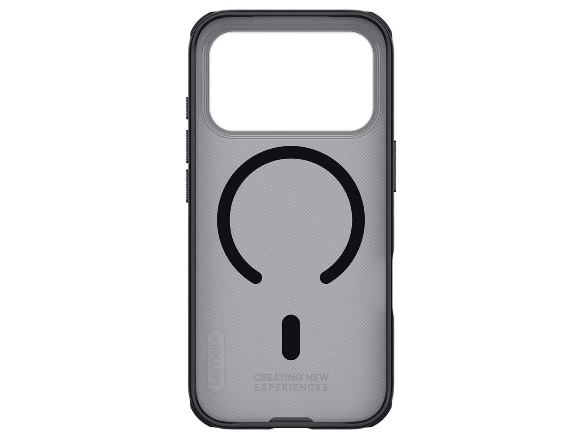 Capa Nillkin Super Frosted Shield Pro compatível com MagSafe para iPhone 17 Pro - Preta transparente