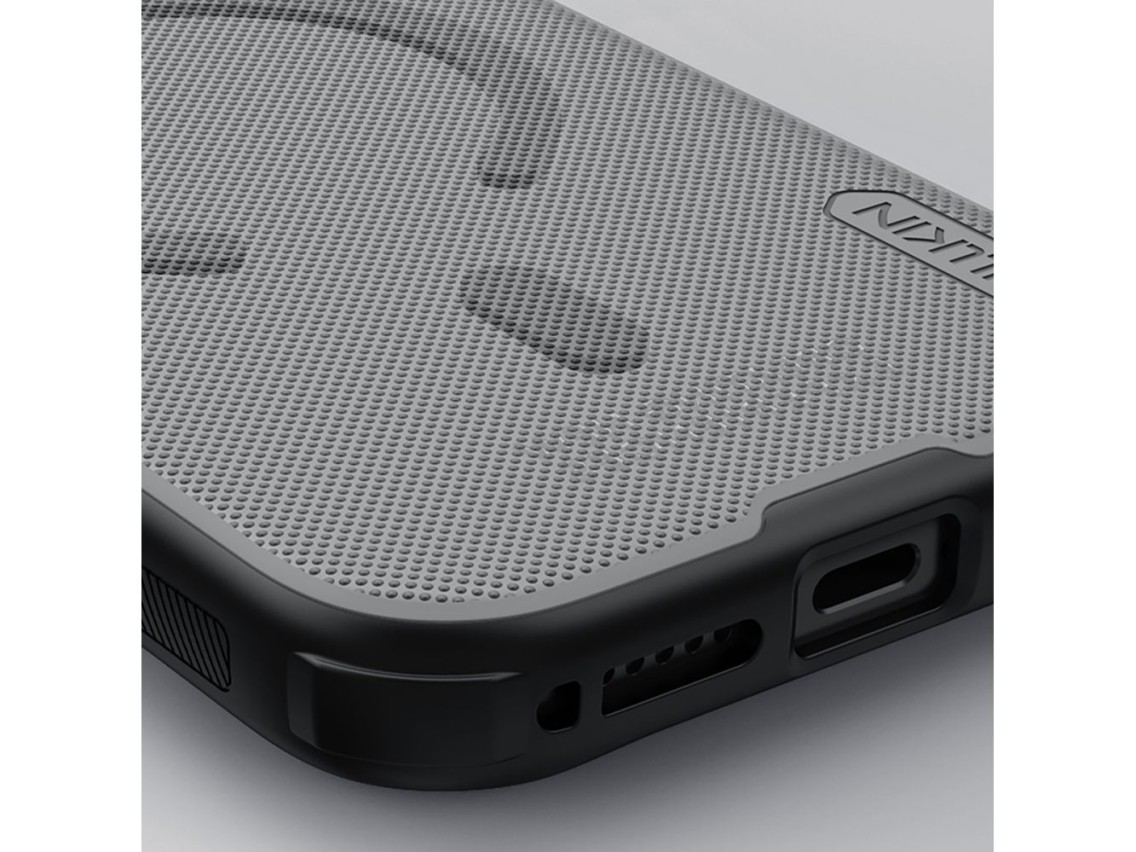 Nillkin Super Frosted Shield Pro MagSafe Compatible Case for iPhone 17 Pro - Transparent Black