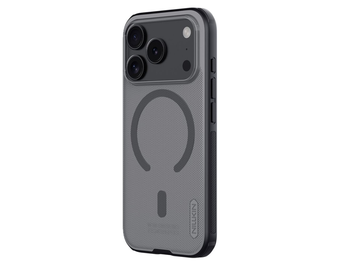 Nillkin Super Frosted Shield Pro MagSafe Compatible Case for iPhone 17 Pro - Transparent Black