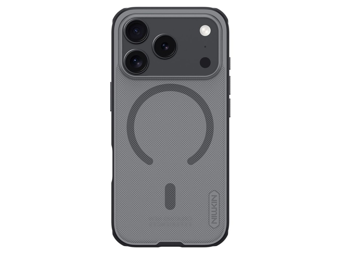 Nillkin Super Frosted Shield Pro MagSafe Compatible Case for iPhone 17 Pro - Transparent Black
