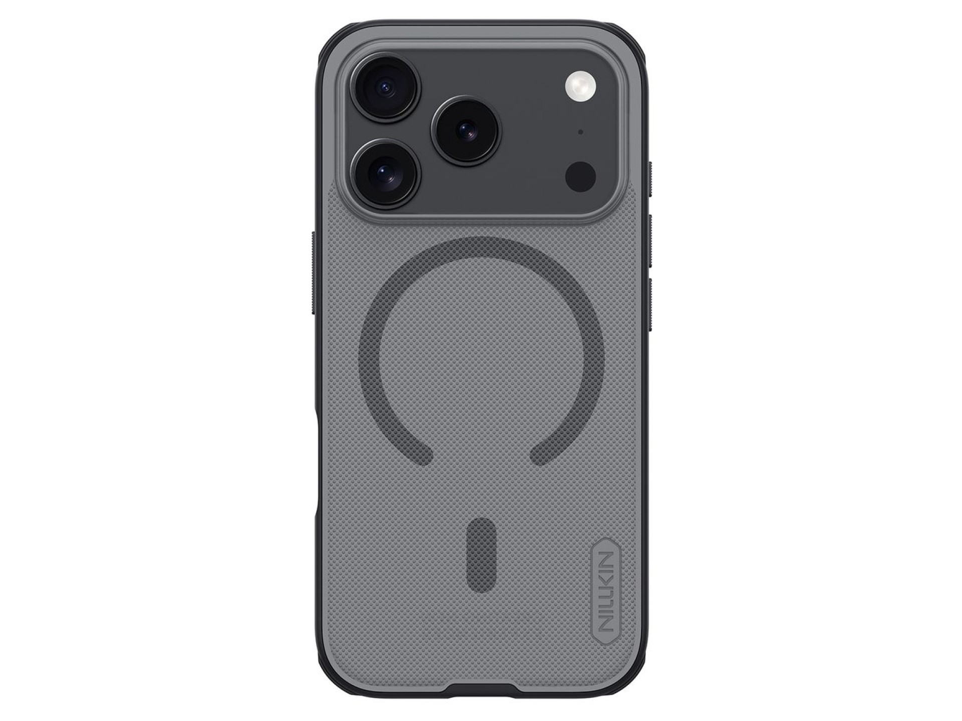 Capa Nillkin Super Frosted Shield Pro compatível com MagSafe para iPhone 17 Pro - Preta transparente