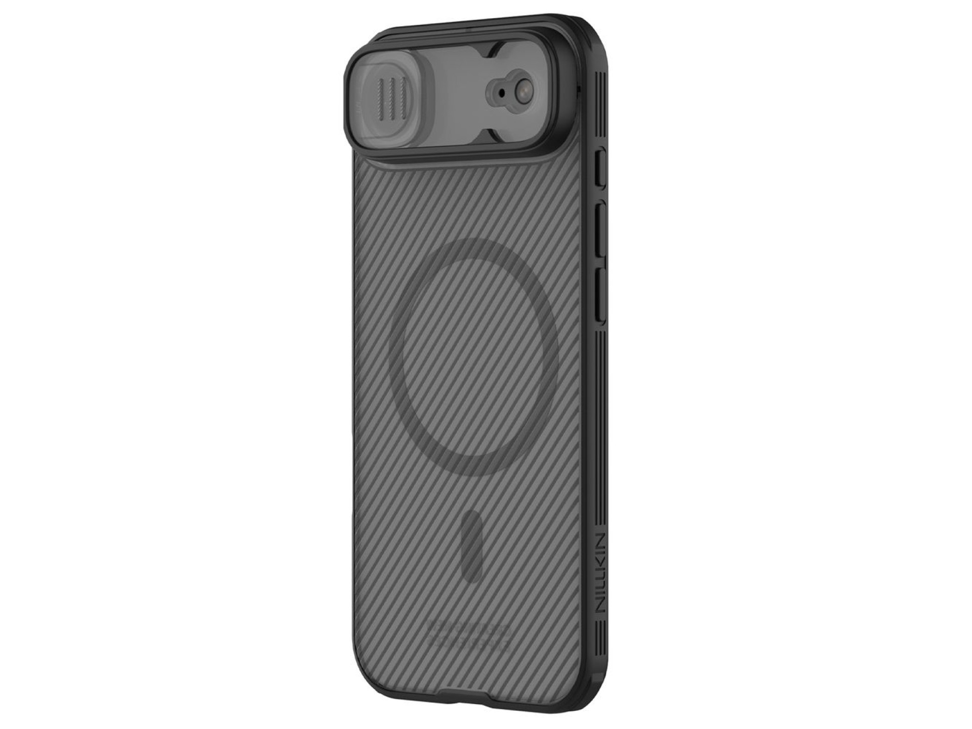 Capa Nillkin CamShield Pro compatível com MagSafe para iPhone 17 Air - Preta transparente