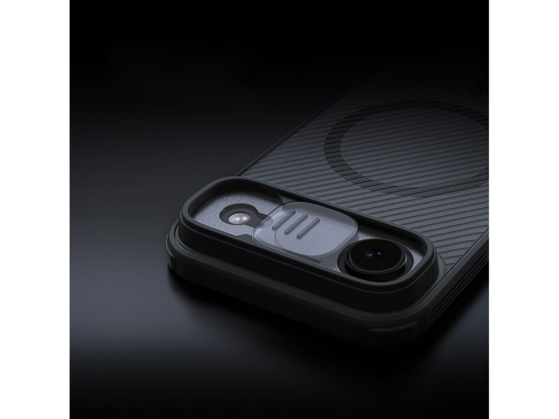 Funda Nillkin CamShield Pro compatible con MagSafe para iPhone 17 Air - Negro transparente
