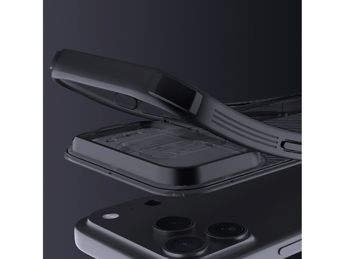 Capa Nillkin CamShield Pro compatível com MagSafe para iPhone 17 Pro Max - Preta transparente