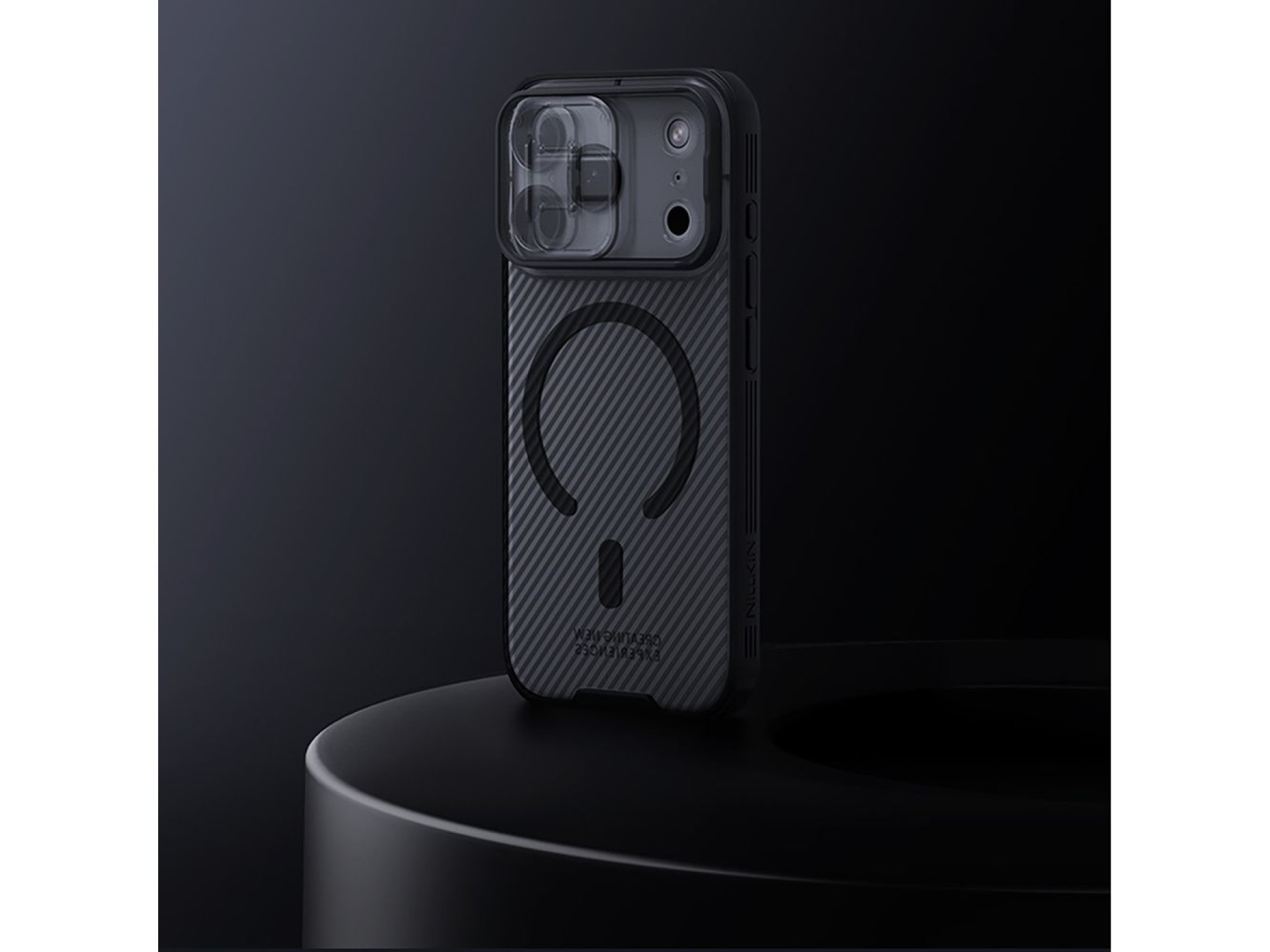 Nillkin CamShield Pro MagSafe Compatible Case for iPhone 17 Pro Max - Transparent Black