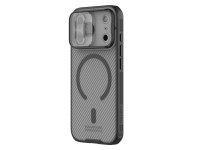 Capa Nillkin CamShield Pro compatível com MagSafe para iPhone 17 Pro Max - Preta transparente Capa Nillkin CamShield Pro compatível com MagSafe para iPhone 17 Pro Max - Preta transparente