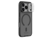 Capa Nillkin CamShield Pro compatível com MagSafe para iPhone 17 Pro Max - Preta transparente Capa Nillkin CamShield Pro compatível com MagSafe para iPhone 17 Pro Max - Preta transparente