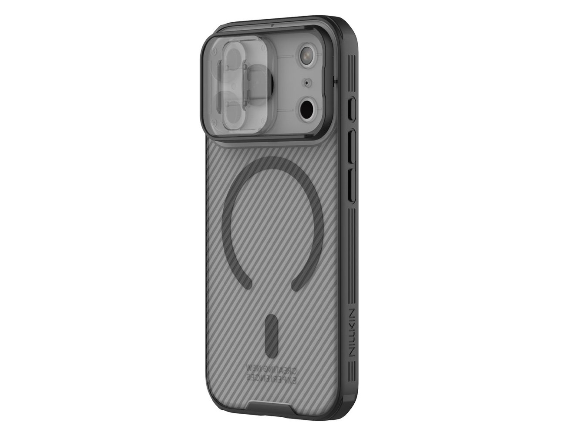 Funda Nillkin CamShield Pro compatible con MagSafe para iPhone 17 Pro Max - Negro transparente