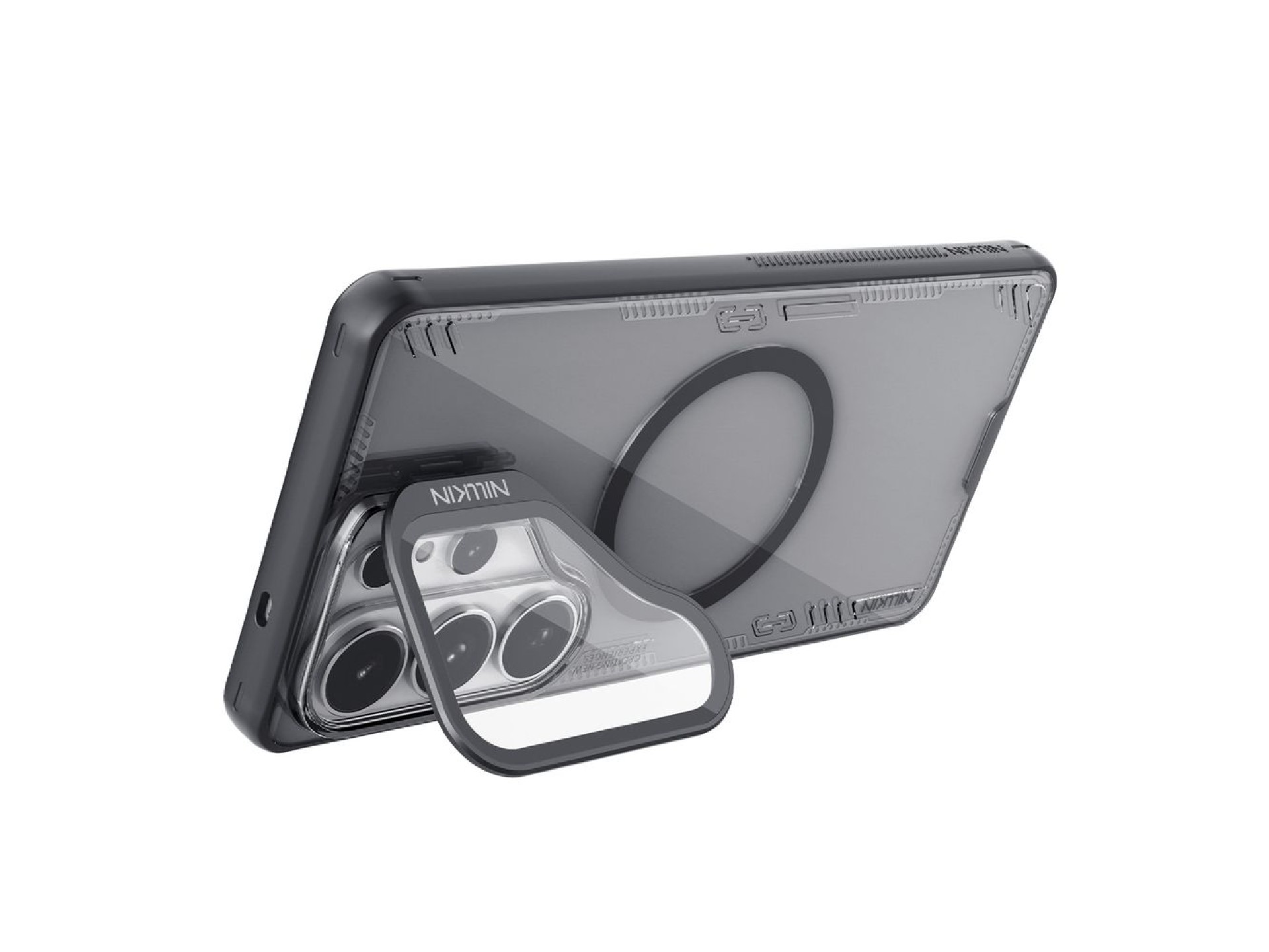 Nillkin Iceblade Prop Magnetic Case with Camera Cover and Stand Compatible with MagSafe for Samsung
