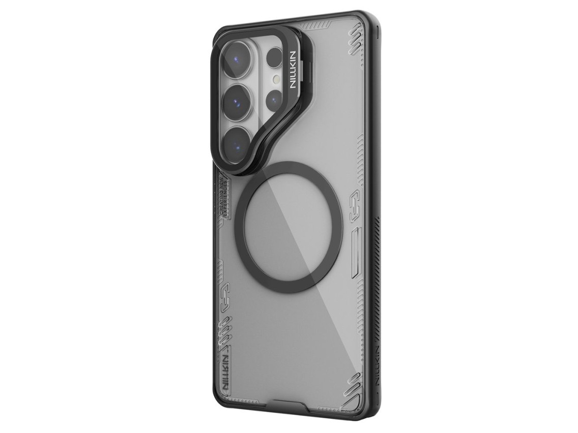 Nillkin Iceblade Prop Magnetic Case with Camera Cover and Stand Compatible with MagSafe for Samsung
