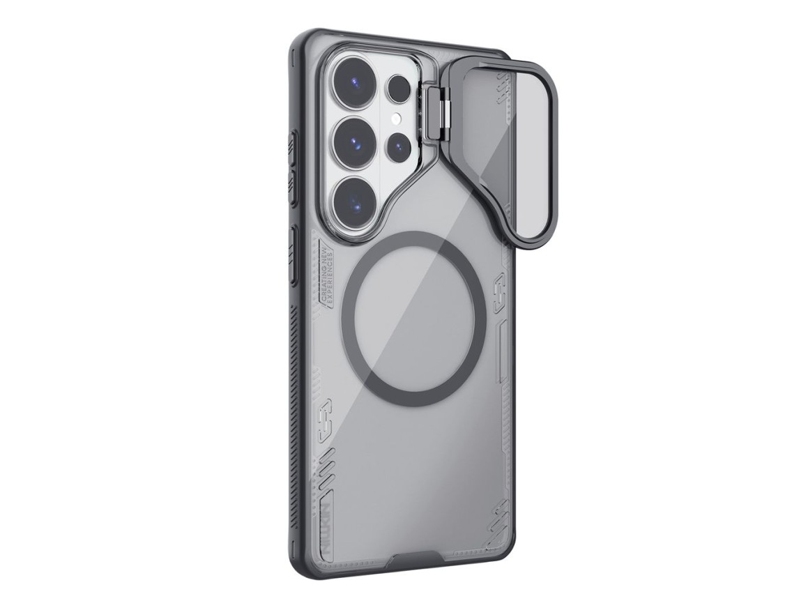 Nillkin Iceblade Prop Magnetic Case with Camera Cover and Stand Compatible with MagSafe for Samsung