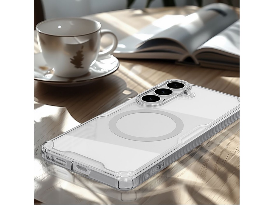 Nillkin Nature TPU Pro Case Compatible with MagSafe for Samsung Galaxy S26+ - White