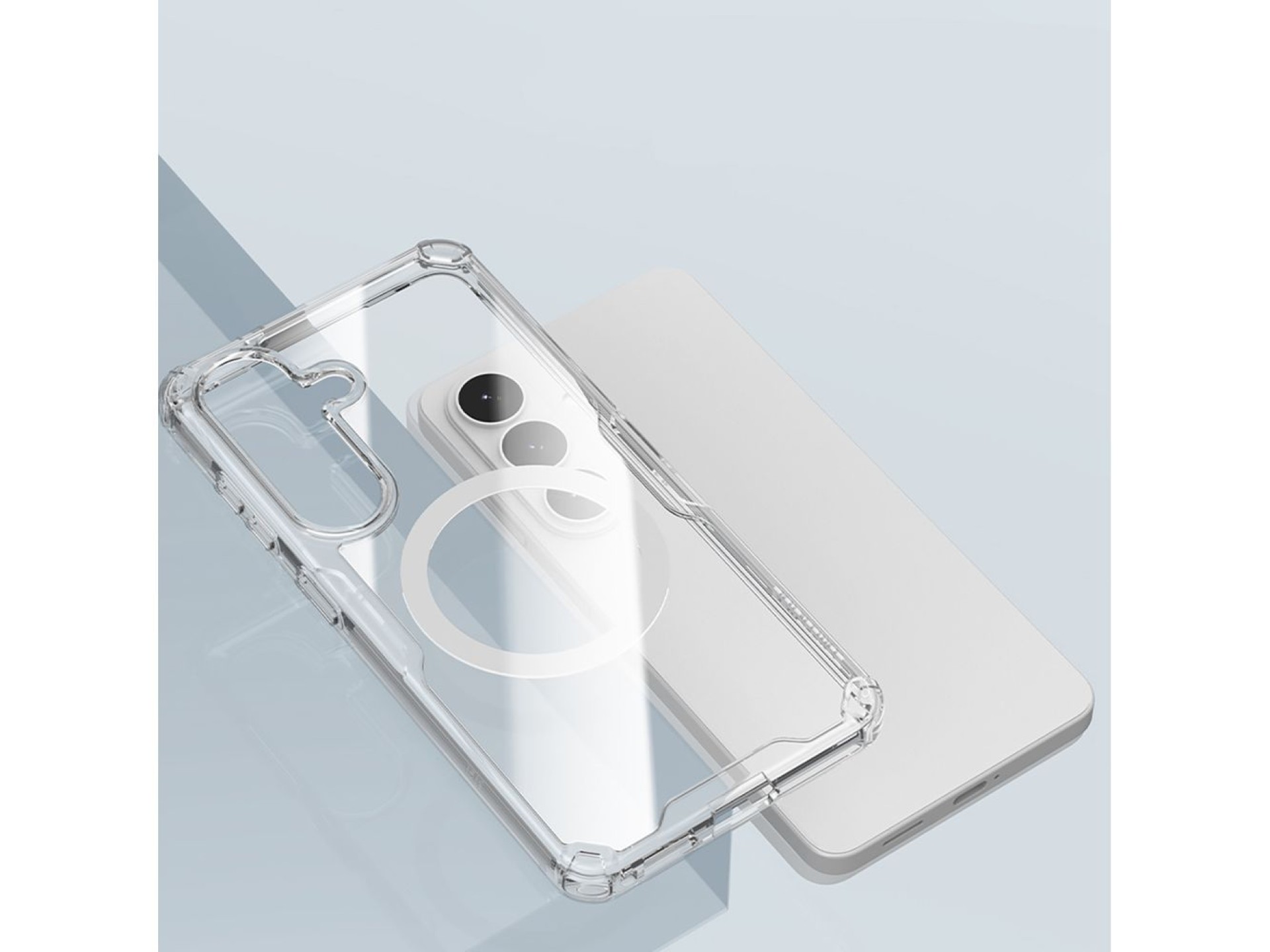 Nillkin Nature TPU Pro Case Compatible with MagSafe for Samsung Galaxy S26 - White