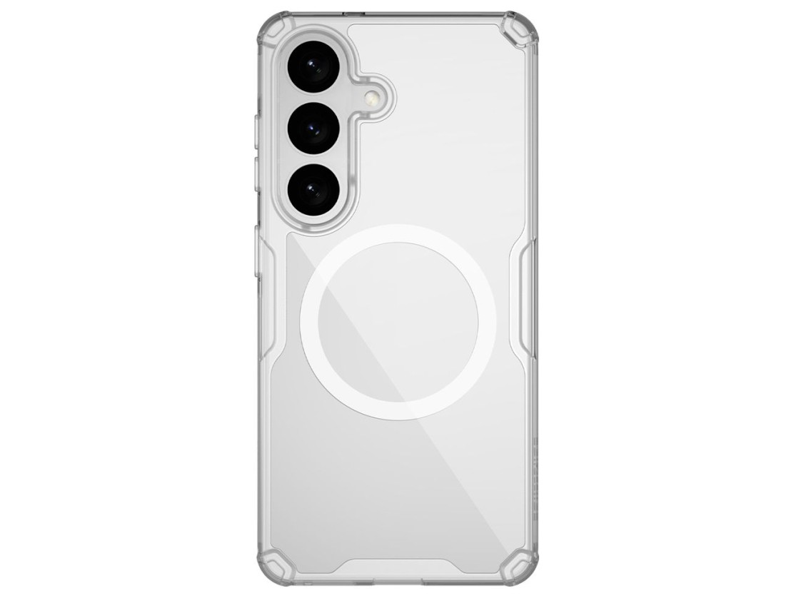 Funda Nillkin Nature TPU Pro compatible con MagSafe para Samsung Galaxy S26 - Blanca