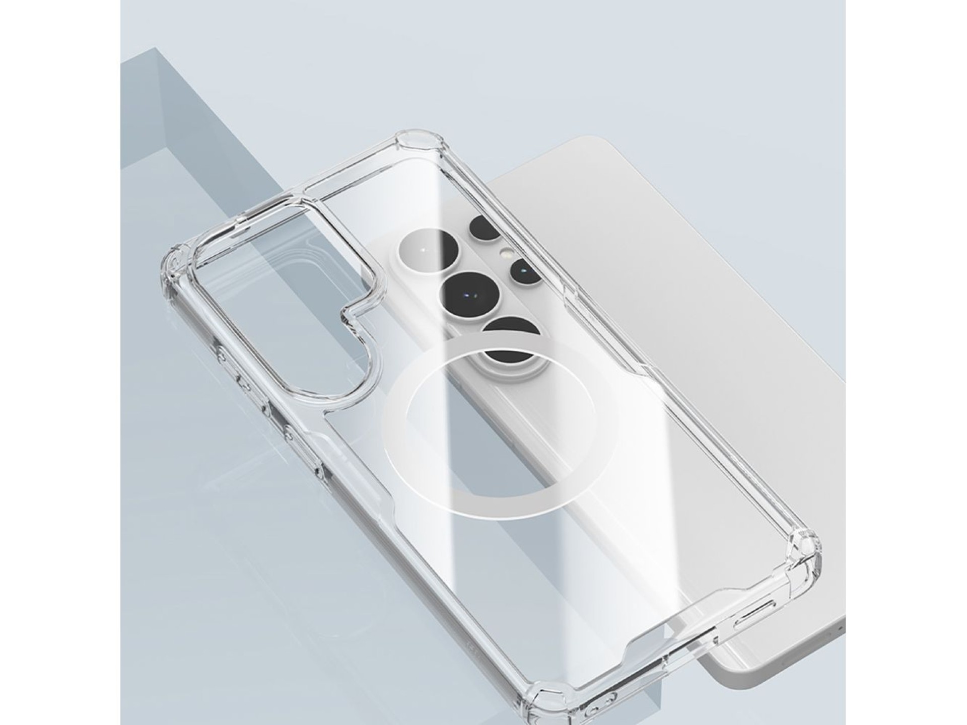 Capa Nillkin Nature TPU Pro compatível com MagSafe para Samsung Galaxy S26 Ultra - Branca