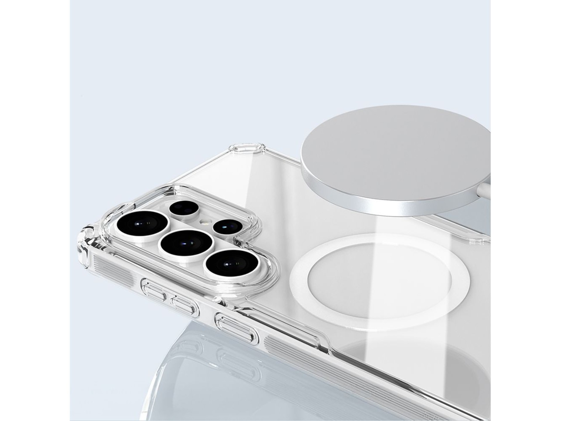 Capa Nillkin Nature TPU Pro compatível com MagSafe para Samsung Galaxy S26 Ultra - Branca