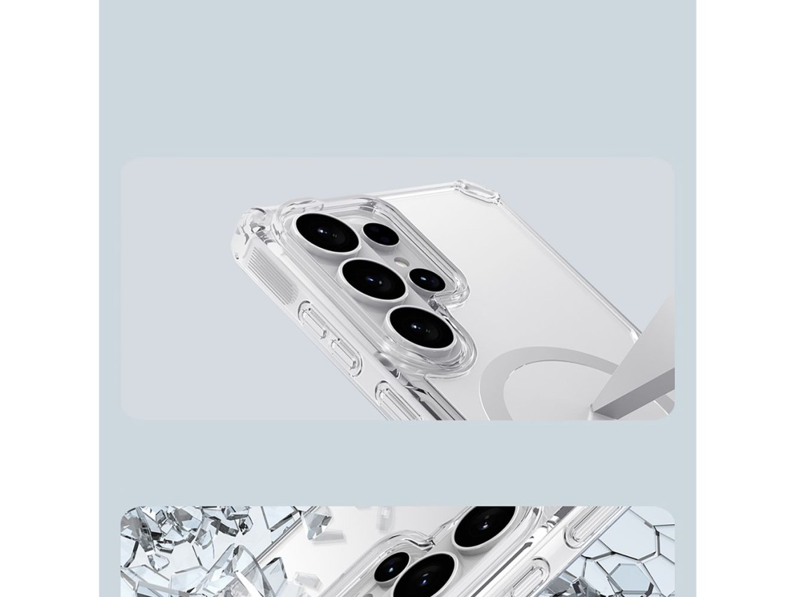 Nillkin Nature TPU Pro Case Compatible with MagSafe for Samsung Galaxy S26 Ultra - White
