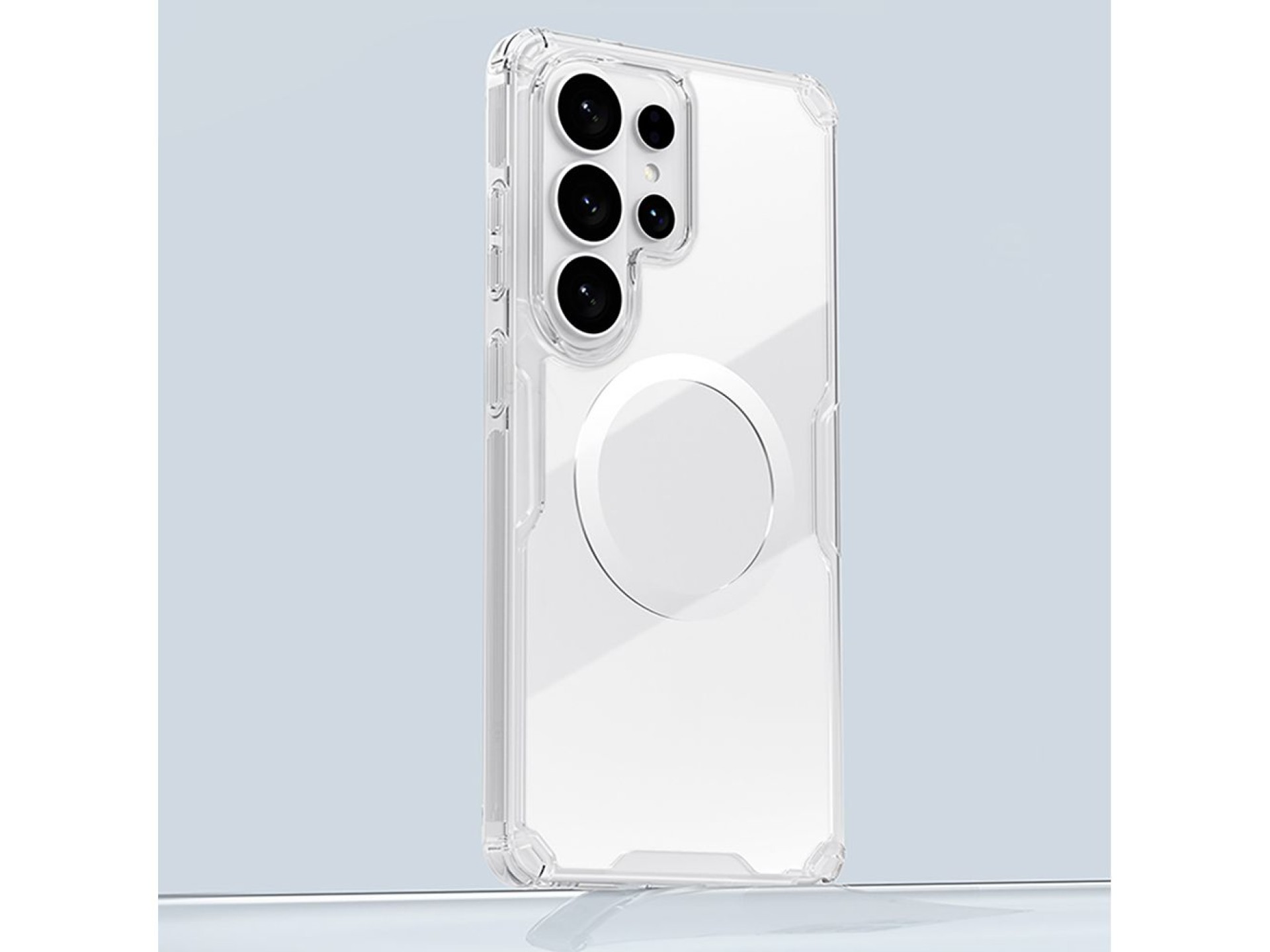 Capa Nillkin Nature TPU Pro compatível com MagSafe para Samsung Galaxy S26 Ultra - Branca