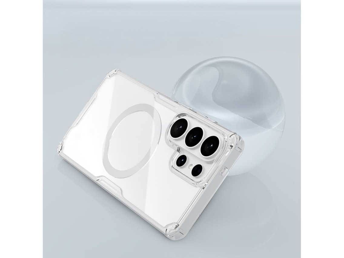 Nillkin Nature TPU Pro Case Compatible with MagSafe for Samsung Galaxy S26 Ultra - White
