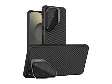 Nillkin CarboProp Magnetic Case with Camera Cover and Stand Compatible with MagSafe for Samsung S26 Nillkin CarboProp Magnetic Case with Camera Cover and Stand Compatible with MagSafe for Samsung S26