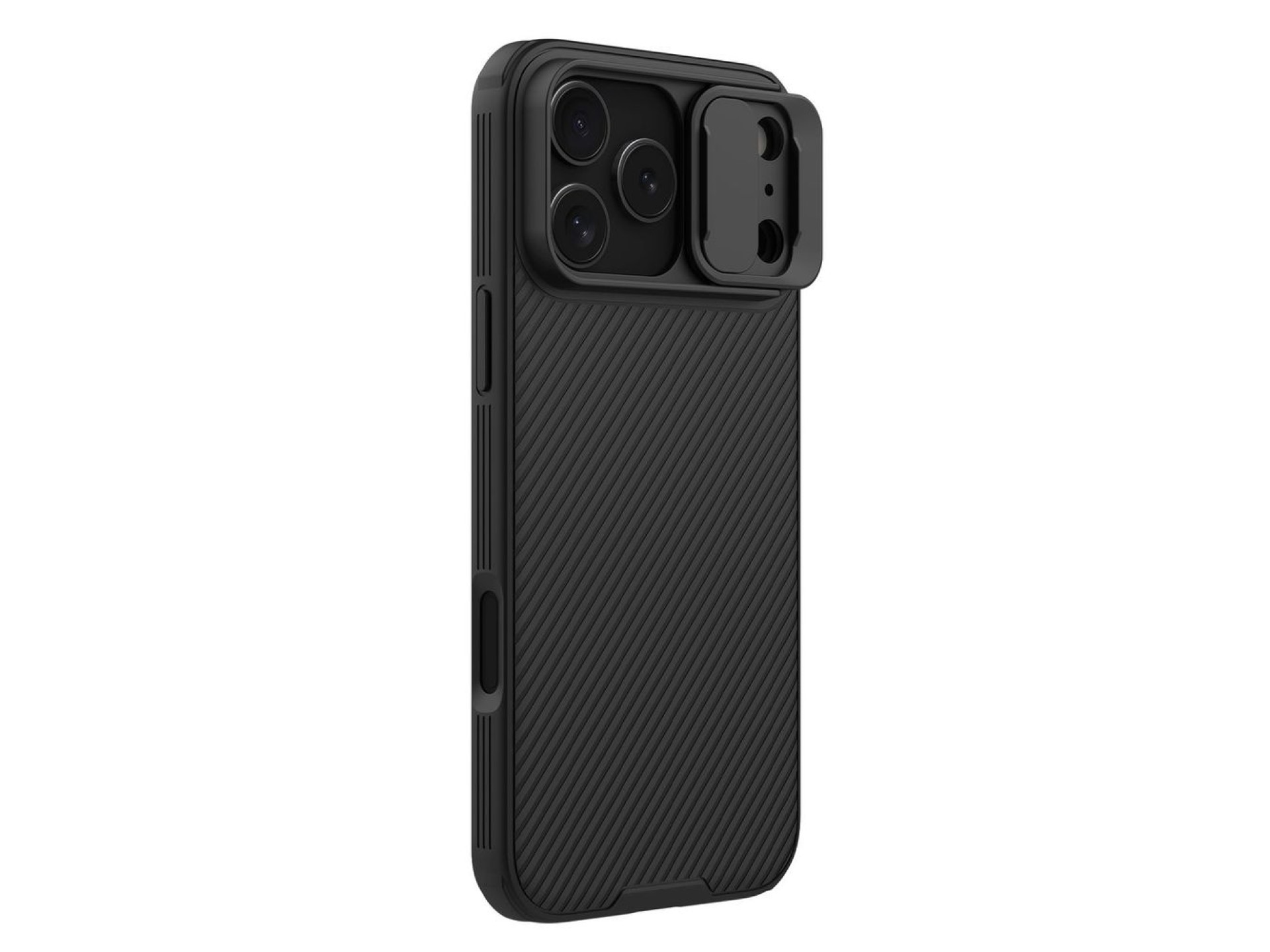 Capa magnética Nillkin CamShield Pro compatível com MagSafe para iPhone 17 Pro Max - Preta