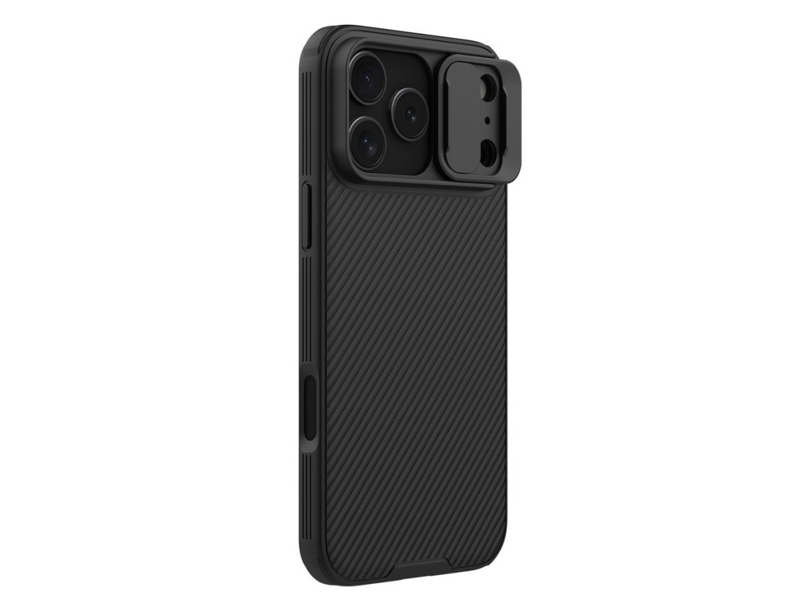 Capa magnética Nillkin CamShield Pro compatível com MagSafe para iPhone 17 Pro Max - Preta