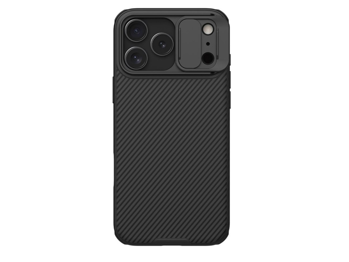 Capa magnética Nillkin CamShield Pro compatível com MagSafe para iPhone 17 Pro Max - Preta