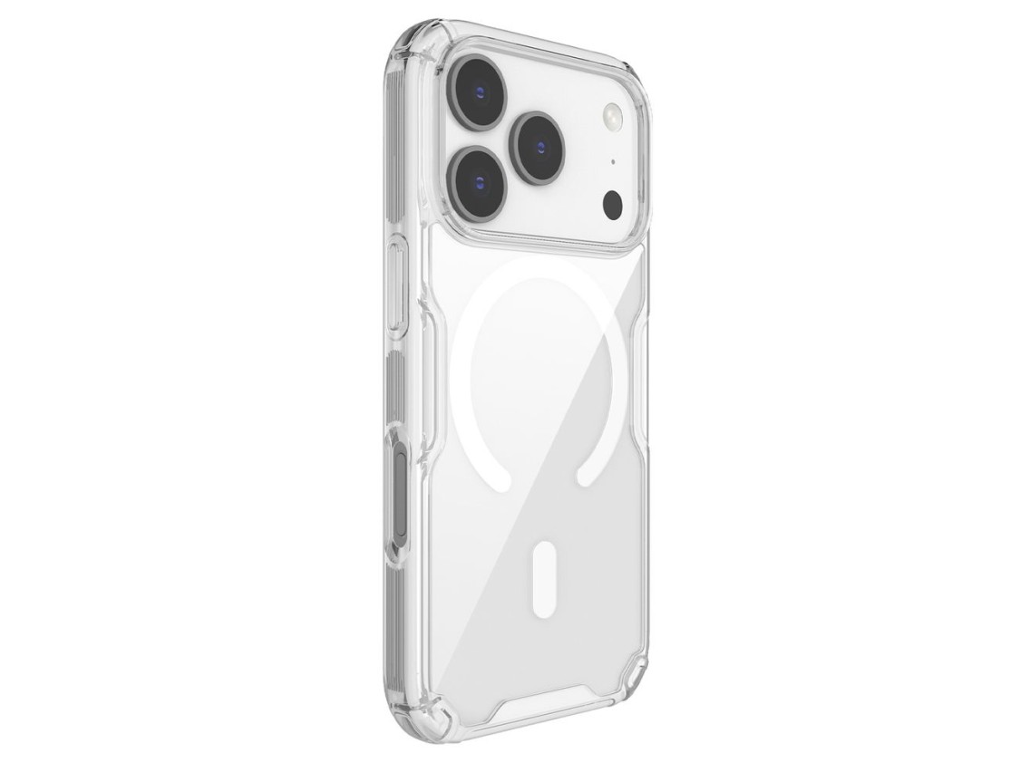 Capa Nillkin Nature TPU Pro compatível com MagSafe para iPhone 17 Pro - Branca