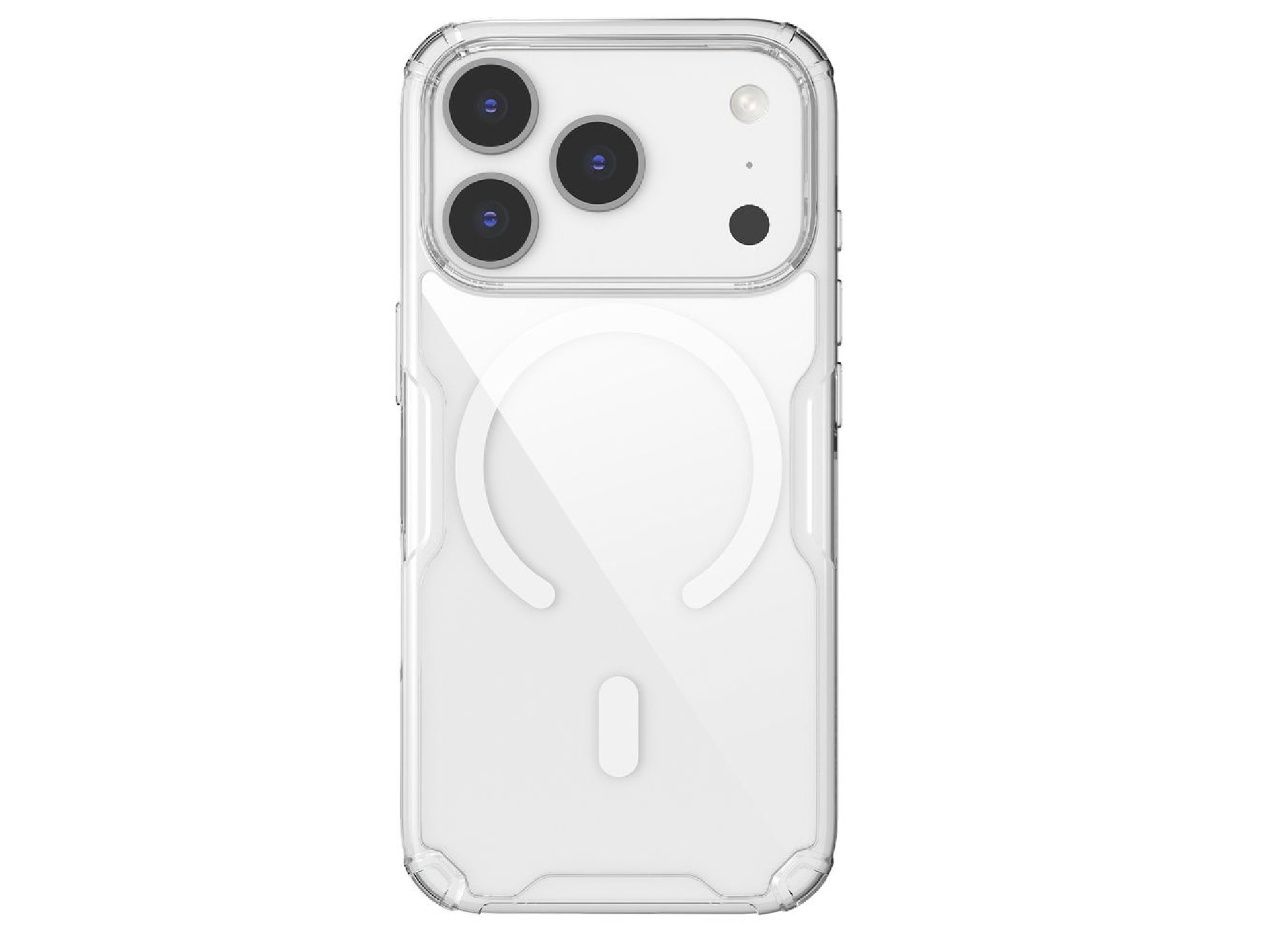 Capa Nillkin Nature TPU Pro compatível com MagSafe para iPhone 17 Pro - Branca