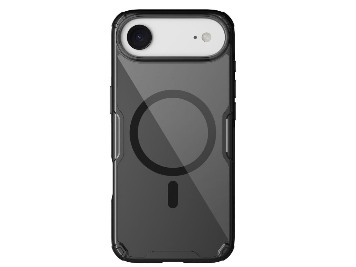 Funda magnética Nillkin Nature TPU Pro compatible con MagSafe para iPhone 17 Air - Negro translúcido