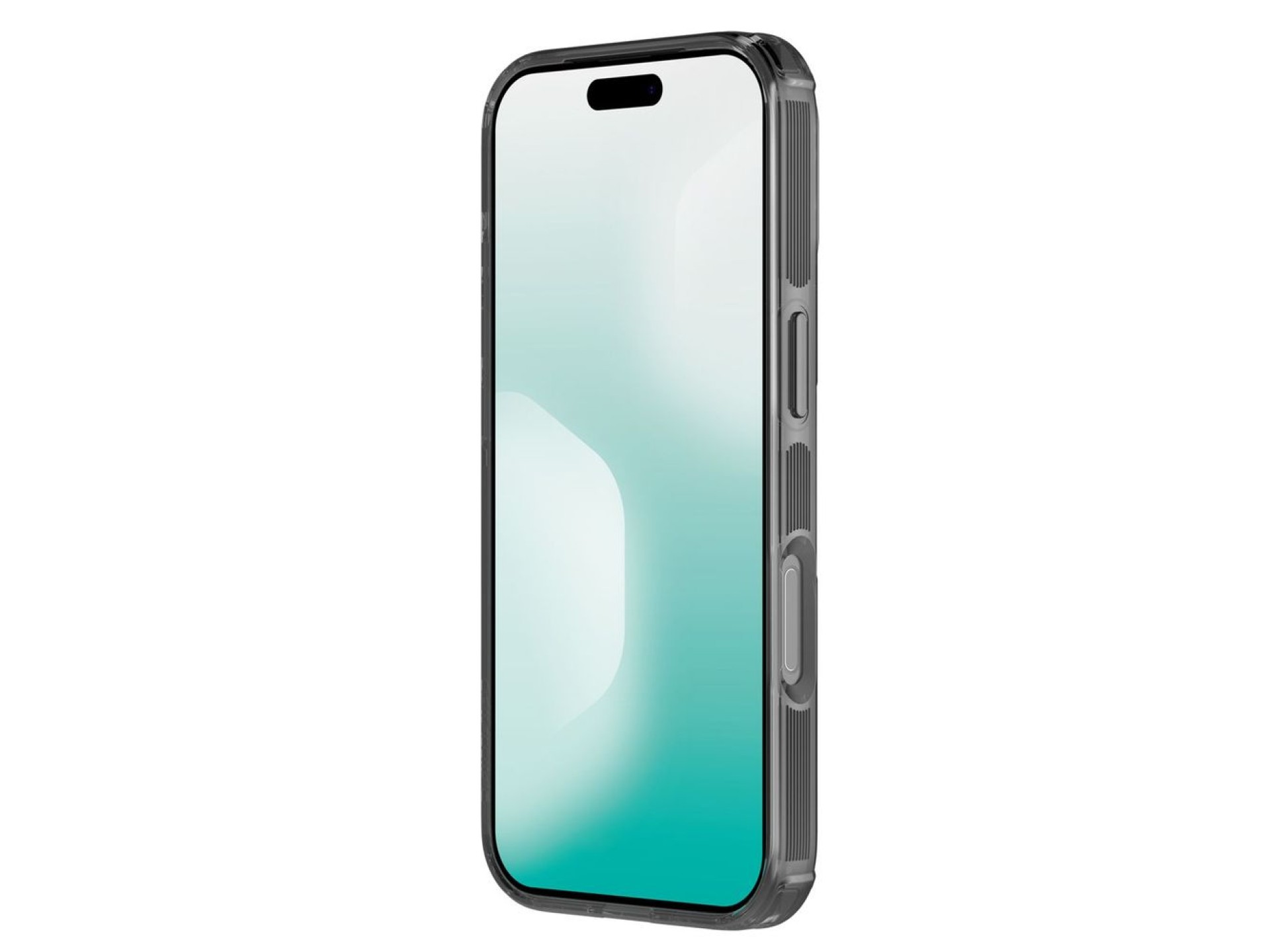 Capa magnética Nillkin Nature TPU Pro compatível com MagSafe para iPhone 17 - Preta translúcida