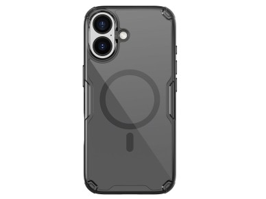 Nillkin Nature TPU Pro Magnetic Case Compatible with MagSafe for iPhone 17 - Translucent Black