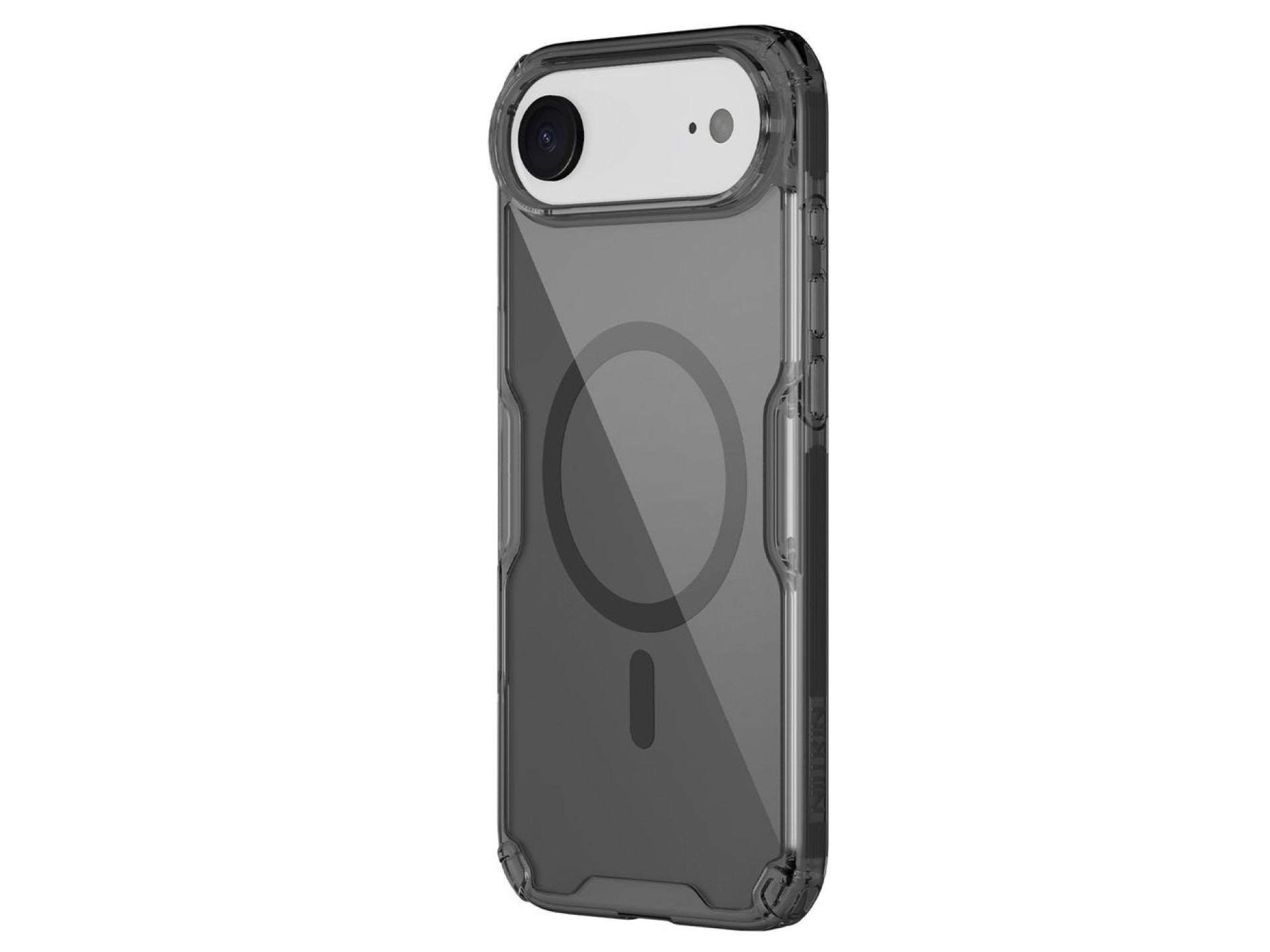 Capa magnética Nillkin Nature TPU Pro compatível com MagSafe para iPhone 17 Air - Preto translúcido