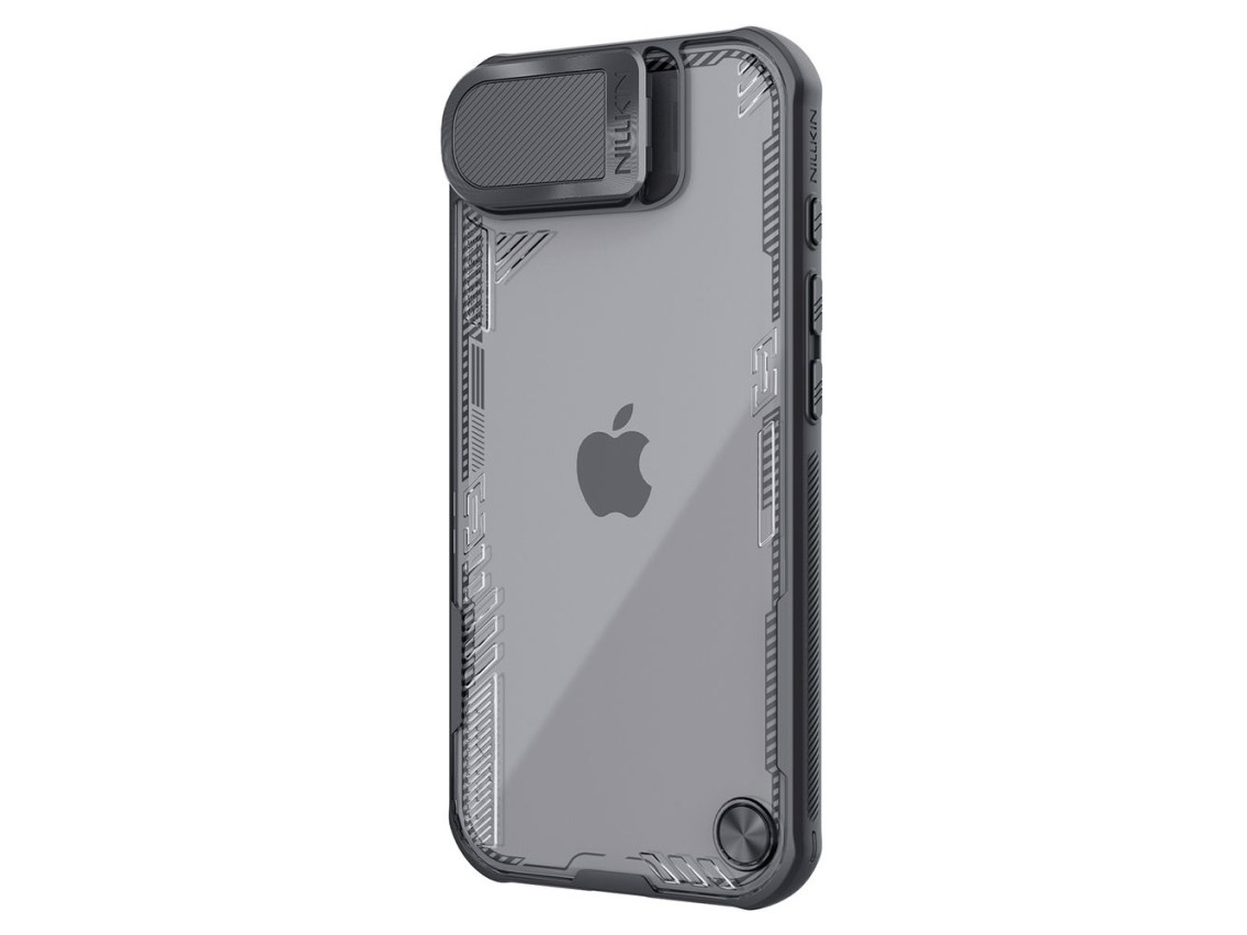 Capa Nillkin Iceblade Prop com protetor de lente e suporte para iPhone 16e/17e - Preta