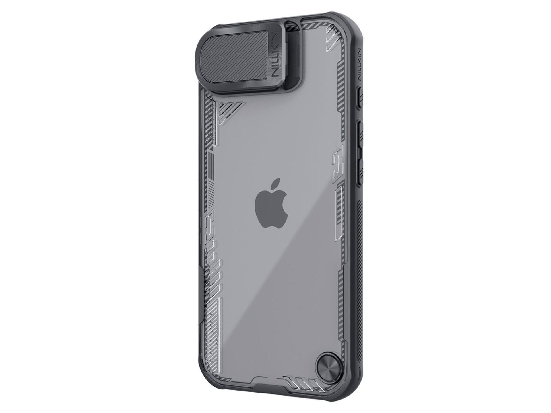 Capa Nillkin Iceblade Prop com protetor de lente e suporte para iPhone 16e/17e - Preta