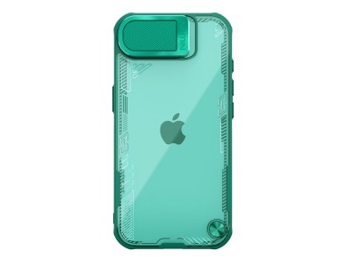 Funda Nillkin Iceblade Prop con tapa de lente y soporte para iPhone 16e / 17e - Verde