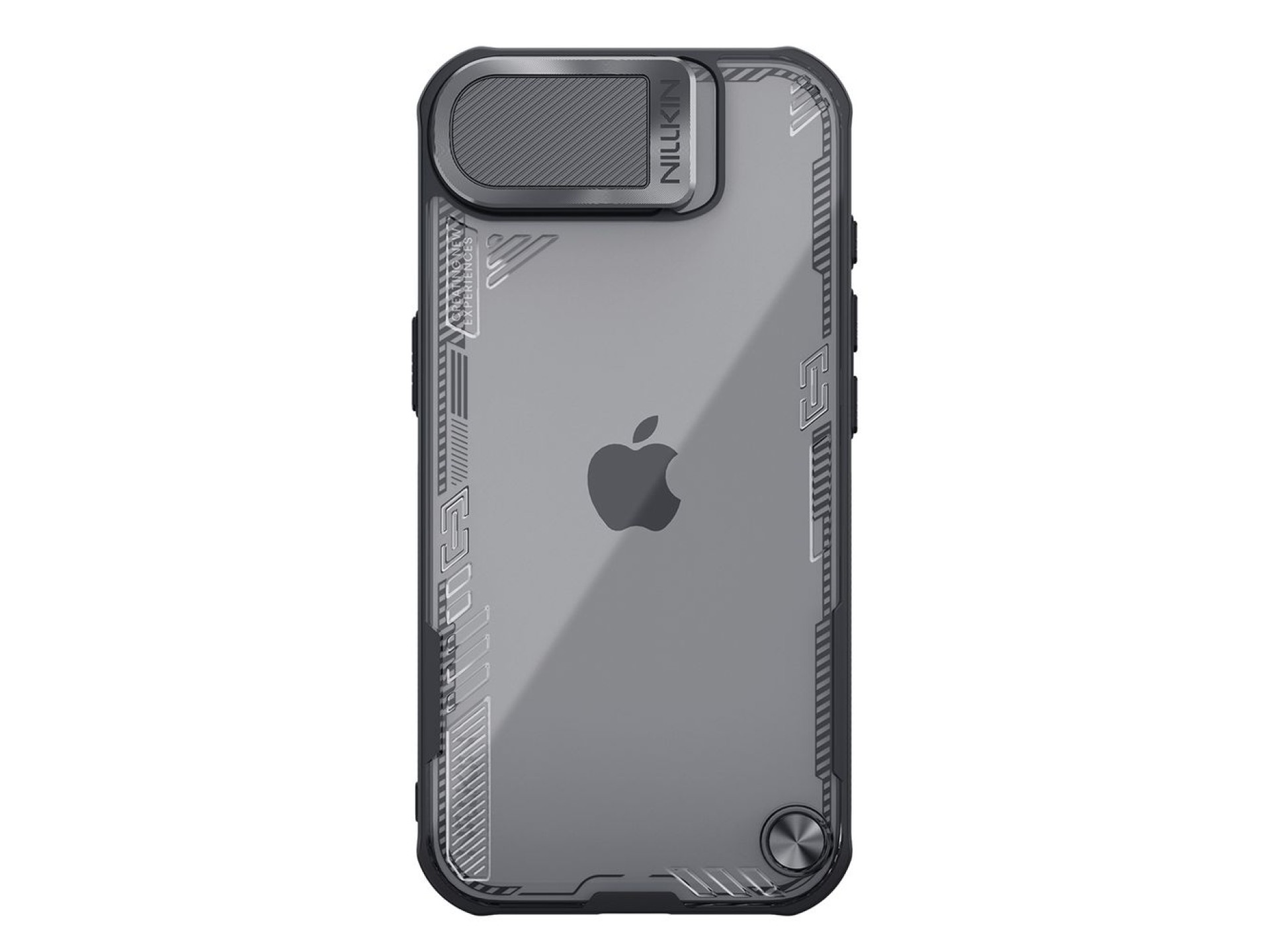 Capa Nillkin Iceblade Prop com protetor de lente e suporte para iPhone 16e/17e - Preta
