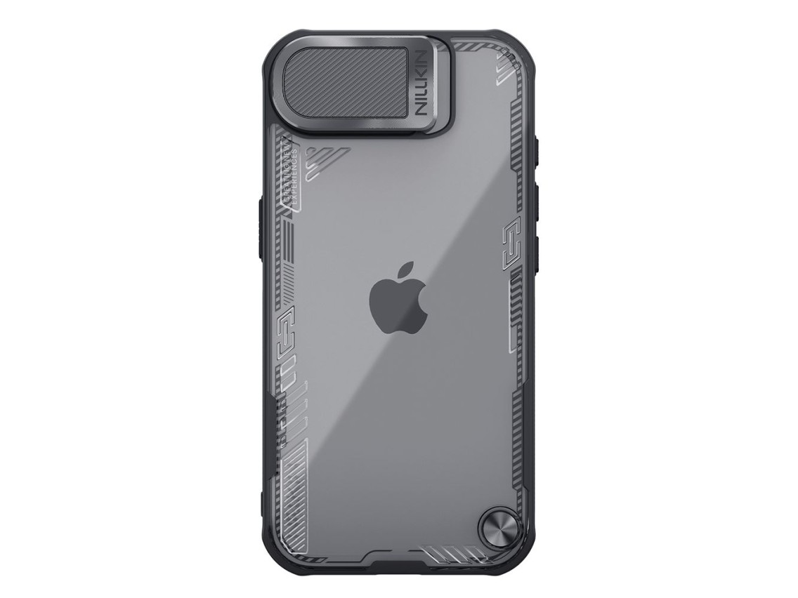 Capa Nillkin Iceblade Prop com protetor de lente e suporte para iPhone 16e/17e - Preta