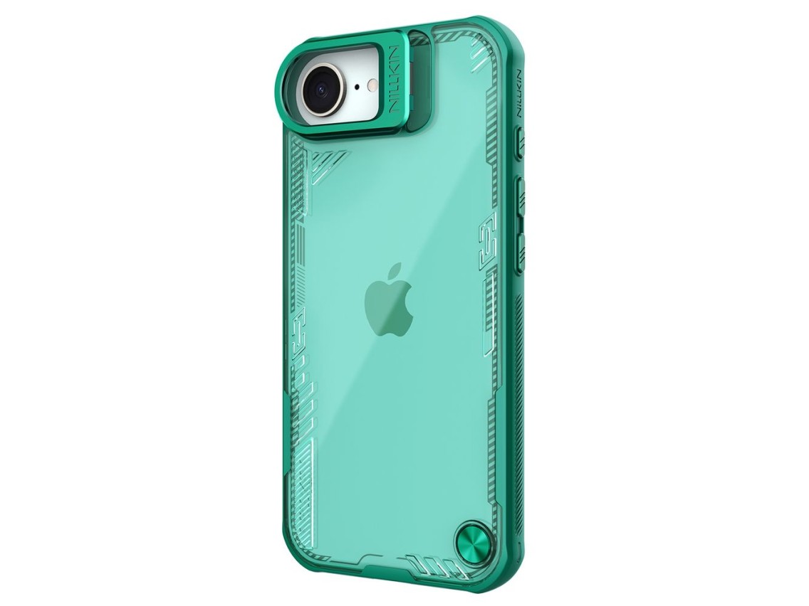 Funda Nillkin Iceblade Prop con soporte para iPhone 16e / 17e - Verde