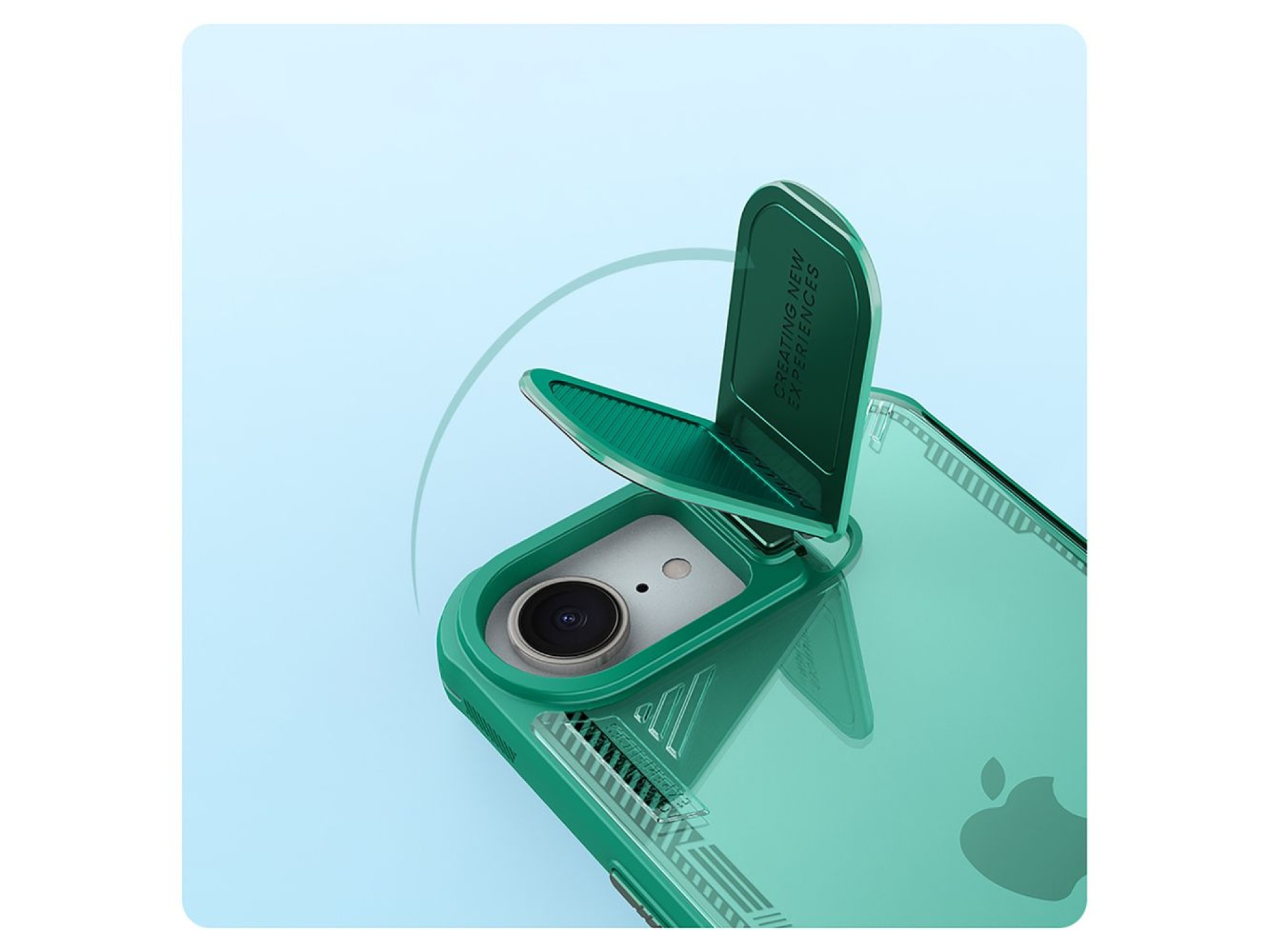 Nillkin Iceblade Prop Case with Lens Cover and Stand for iPhone 16e / 17e - Green
