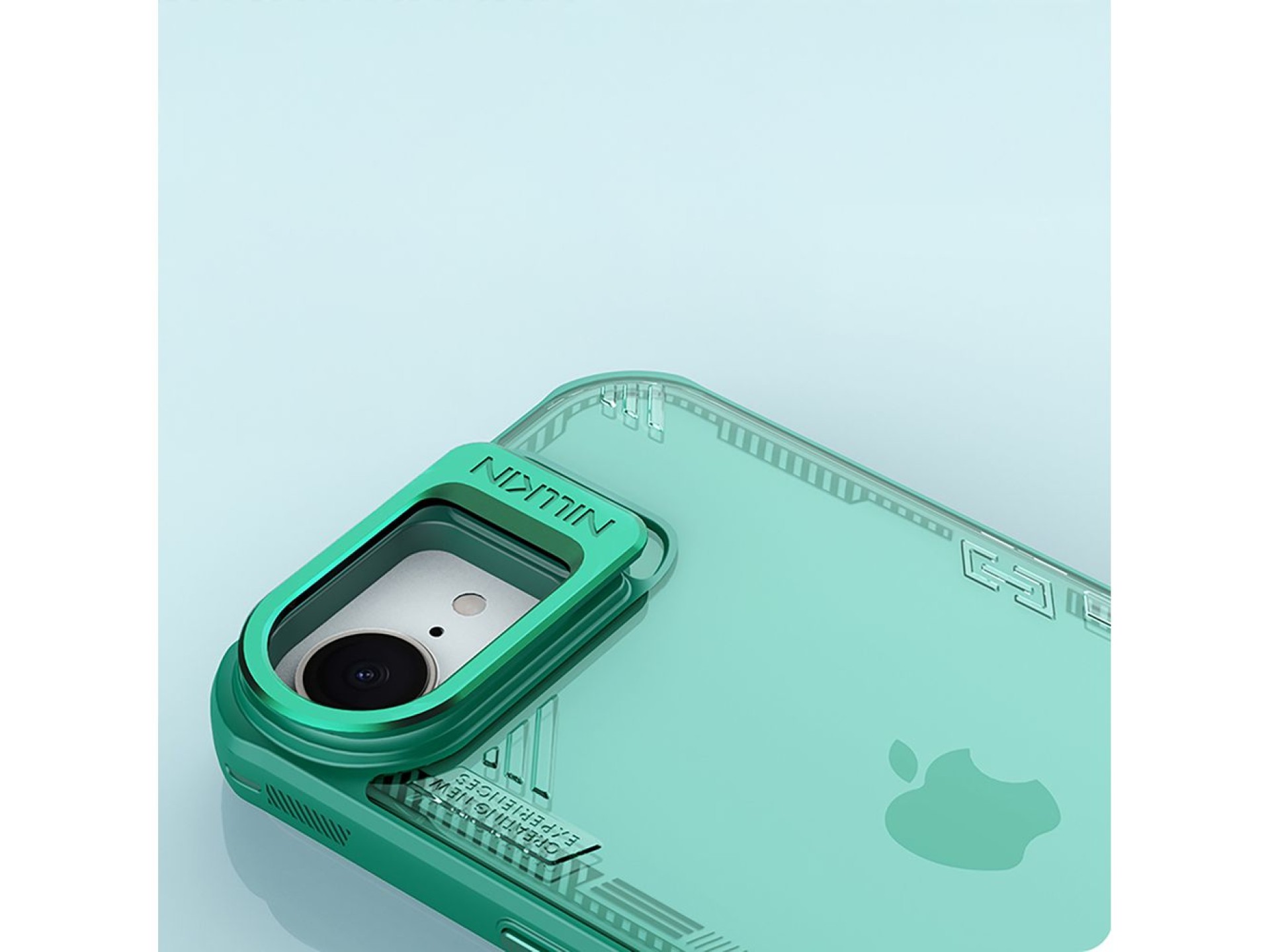 Capa Nillkin Iceblade Prop com suporte para iPhone 16e/17e - Verde