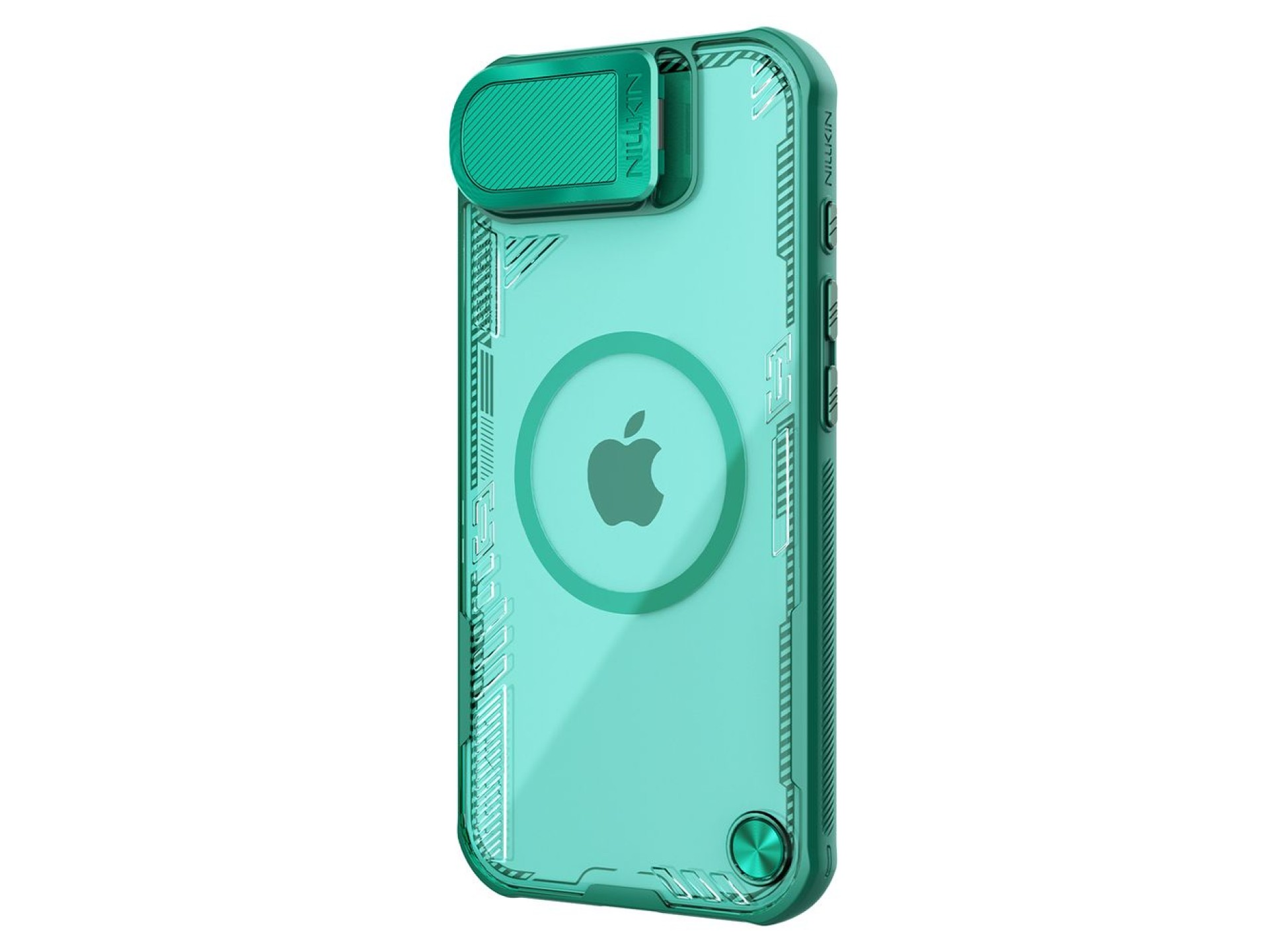 Nillkin Iceblade Prop Magnetic Case with Camera Cover and Stand for iPhone 16e / 17e - Green
