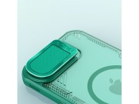 Funda magnética Nillkin Iceblade Prop con tapa para cámara y soporte para iPhone 16e / 17e - Verde Funda magnética Nillkin Iceblade Prop con tapa para cámara y soporte para iPhone 16e / 17e - Verde