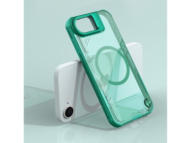 Nillkin Iceblade Prop Magnetic Case with Stand for iPhone 16e / 17e - Green Nillkin Iceblade Prop Magnetic Case with Stand for iPhone 16e / 17e - Green