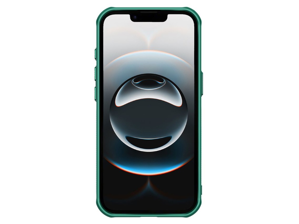 Capa magnética Nillkin Iceblade Prop com suporte para iPhone 16e/17e - Verde